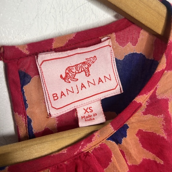 Banjanan Margot Shibori Clamp Dye Geometric Print Blouse - Picture 10 of 16